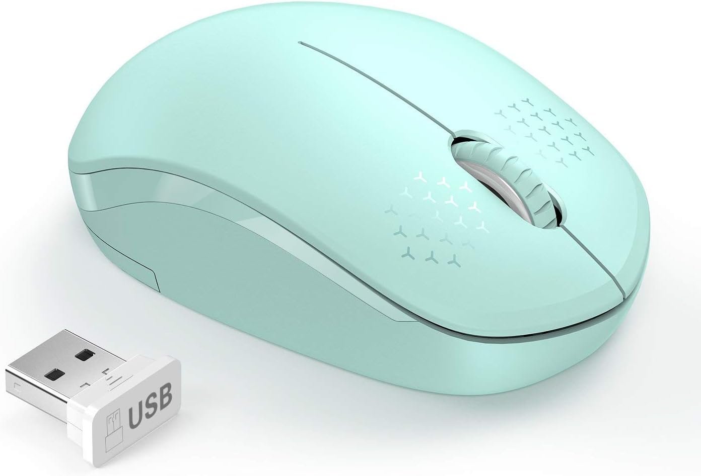Seonda Wireless Mouse. 2.4G Noiseless Mouse with USB Receiver