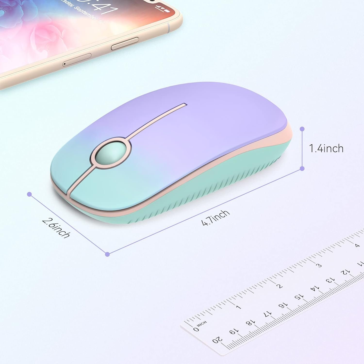 2.4G Slim Portable Computer Wireless Mouse with Nano Receiver - Image 6