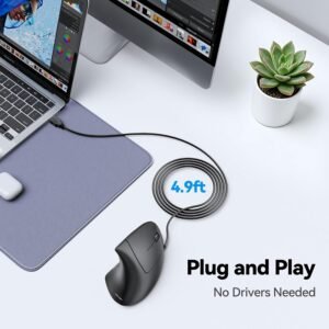Ergonomic-Mouse-Wired