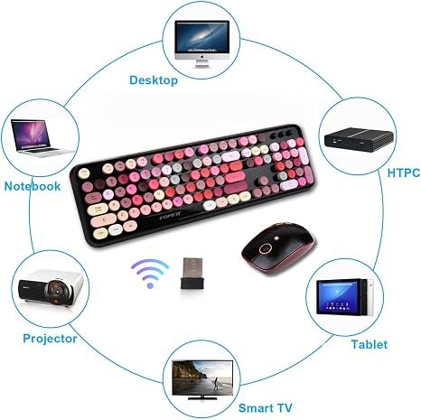Keyboard-with-Round-Keycaps