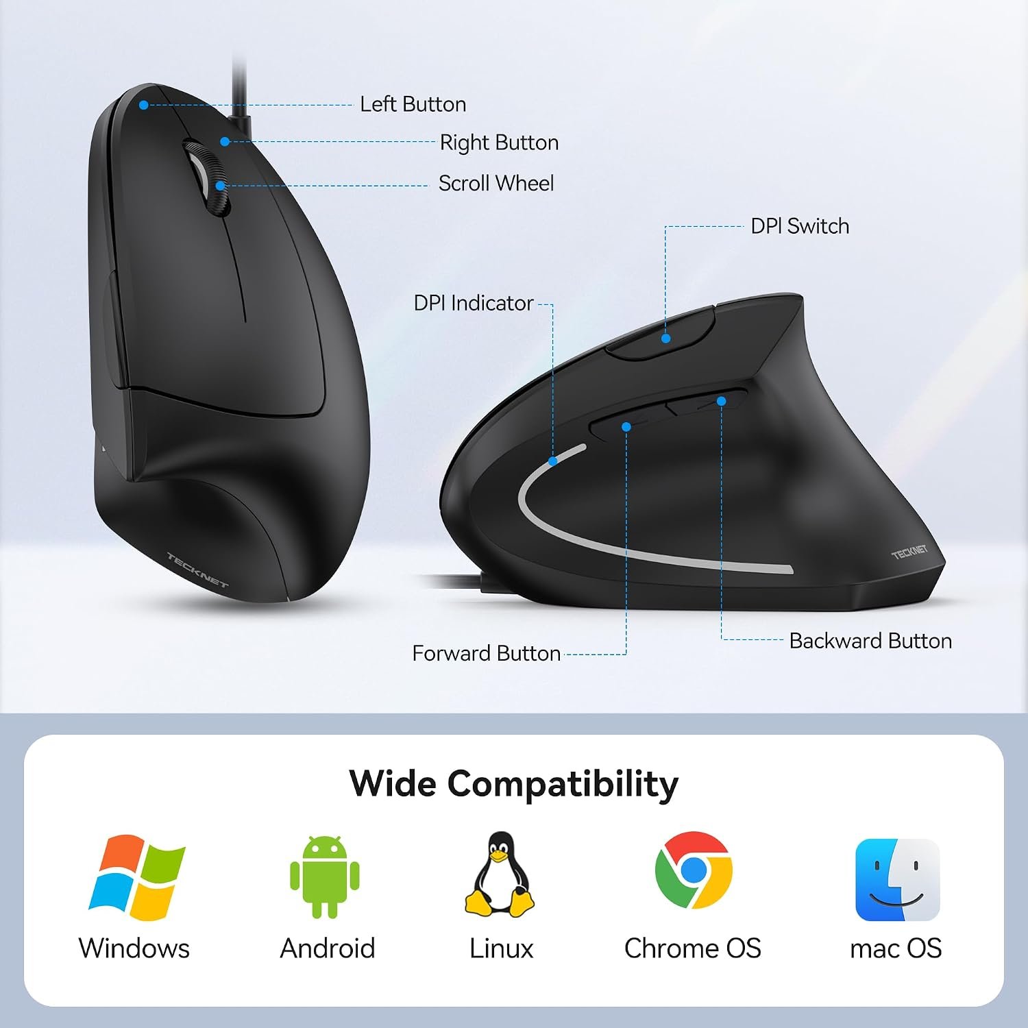 TECKNET-Wired-Mouse
